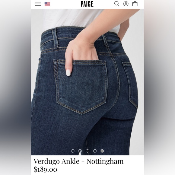 PAIGE Verdugo Ankle Denim Size 27 - Picture 7 of 16